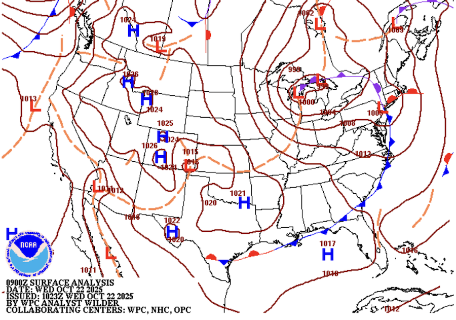 NOAA 7 Day Map